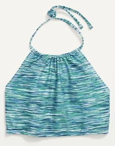 Old Navy Kids Girls Size XS (5) Halter Tankini Swim Top.. Cool Space Dye $10 NWT - Picture 1 of 2