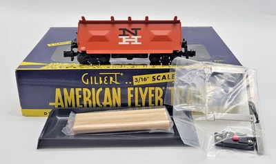 S-Gauge American Flyer 6-47965 New Haven Log Dump Car - NIB - Image 1 of 4