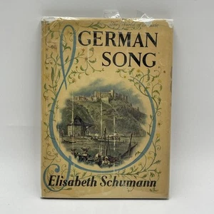 Vintage The World of Music German Song By Elisabeth Schumann (1948 Hardcover) - Picture 1 of 9