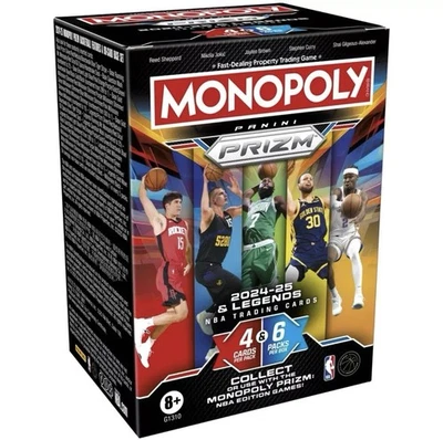 Caja bláster de baloncesto NBA Panini Prizm Monopoly 2024-25 sellada de fábrica Foto 1 de 4