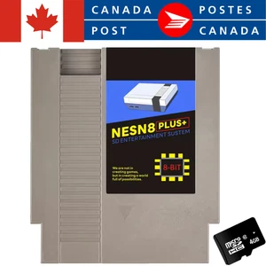 NES N8 EverDrive SD Card Game Flash Cartridge Grey Nintendo Entertainment System - Picture 1 of 3