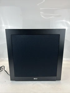 KEF T-2 Subwoofer Powered 10" - Bassi Deep Clean, Design Slim, Finitura Nera - Foto 1 di 12