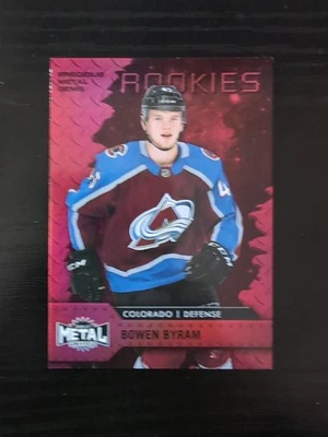 2020-21 UD Skybox Metal Universe Bowen Byram Red PMG 59/100 - Image 1 of 2