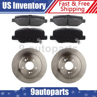 Rear Brake Rotors & Brake Pads For 2014 2015 Mitsubishi ASX - Image 1 of 4