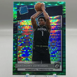 2020-21 Anthony Edwards Donruss Optic #151 Green Pulsar Rated Rookie Card RC  - Bild 1 von 3