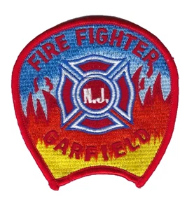 Garfield (Bergen County) NJ New Jersey Fire Fighter Patch - NEU! *Clothback* - Bild 1 von 1