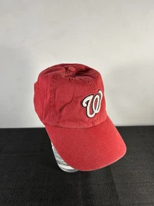 Cappello Washington Nationals Youth rosso berretto regolabile MLB merce originale '47 - Foto 1 di 11