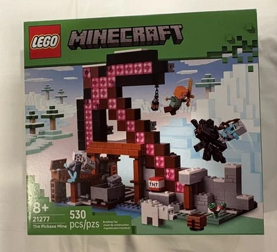 Lego Minecraft Juego de Construcción #21277 - La Mina Pickaxe, 530 Piezas - Totalmente Nuevo Foto 1 de 4