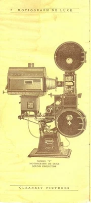 Catalog: Motiograph Deluxe 35mm Sound Equipment - Image 1 of 4