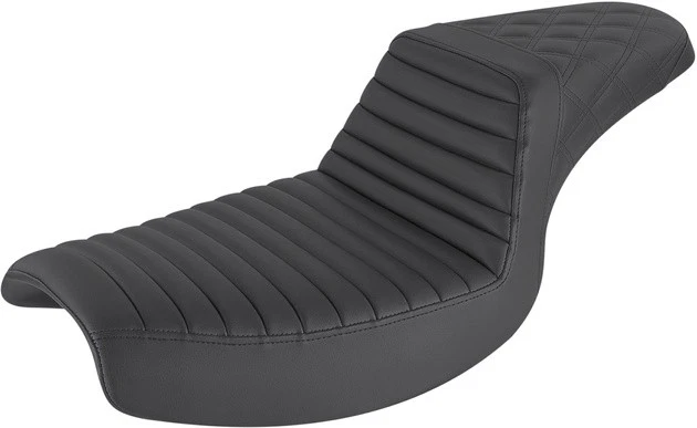 Saddlemen Step-Up LS Tuck-N-Roll Seat Black #284125 Harley Davidson - Imagem 1 de 1