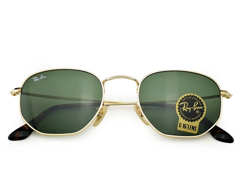 Ray-Ban Men's Rb3548n Hexagonal Round Sunglasses