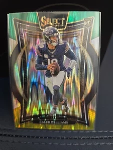 2024 Panini Select - Concourse Caleb Williams #25 Green & Yellow Shock Prizm... - Picture 1 of 2