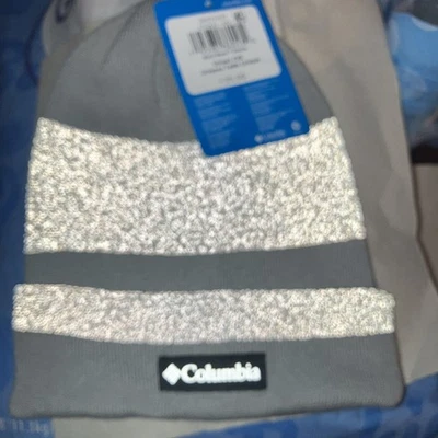 Columbia Negro Mesa Unisex O/S Único Gorro Sombrero Frío Invierno Capucha Foto 1 de 4