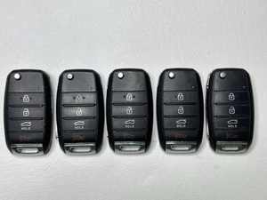 LOT OF 5 OEM KIA OPTIMA 16-20 OEM FLIP KEY LESS ENTRY REMOTE FOB (JF 4BT) TESTED - Picture 1 of 6