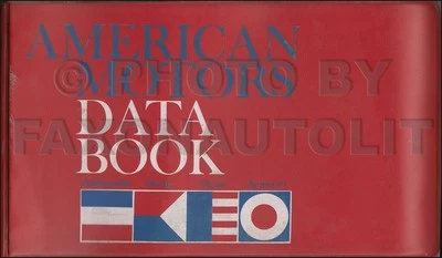 1966 AMC Venditore Dati Libro Rambler Classico Marlin Ambassador Americana Rebel - Immagine 1 di 2