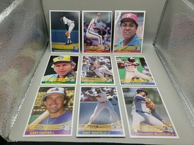 Lote de 9 tarjetas de jugadores de béisbol Donruss 1984 casi como nuevas  Foto 1 de 4