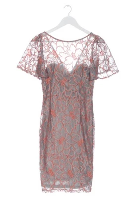 PAPER DOLLS Spitzenkleid Damen Kleid Gr. DE 38 hellgrau-rot Elegant - Bild 1 von 4