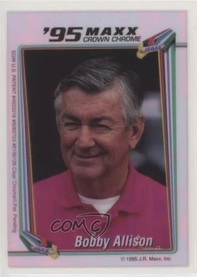 1995 Maxx Premier Plus Crown Chrome Bobby Allison HOF - Image 1 of 2