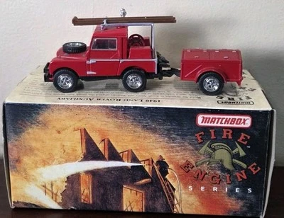 Matchbox Models of Yesteryears Fire Engine Series 1952 Land Rover Auxiliary - Image 1 of 4