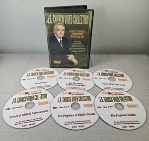 Volume 1 J.R. CHURCH VIDEO COLLECTION 6 DVD Set Classic Prophetic Presentations - Imagen 1 de 13
