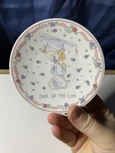 Precious Moments Seek Ye The Lord Miniature Plate  - Picture 1 of 2