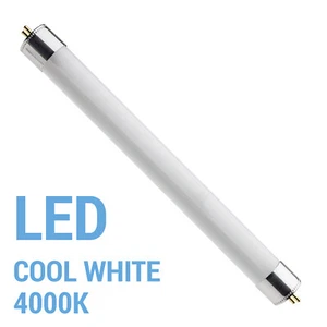 9" Inch LED Ballast Bypass F6T5/CW Shatter Proof 3W T5 G5 4000K Cool White - Picture 1 of 9