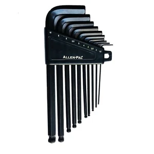 Metric Ball-End Hex Key Set (10 Piece) | Long Arm Allen Wrenches by Allen-Pal - Picture 1 of 1