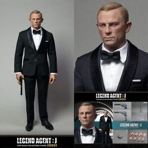 EXK004 1/6 Scale 007 Agent James Bond Daniel Craig Figure 12'' Male Soldier