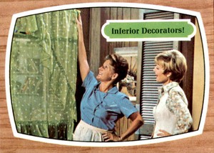 1969 Brady Bunch #19 Inferior Decorators! Ann B. Davis Florence Henderson Card