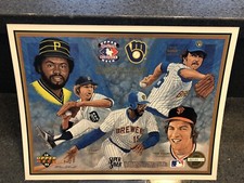 1993 UPPER DECK NICKNAME HEROES OF BASEBALL MILWAUKEE PROMO SHEET #/31,600