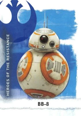 Star Wars Rise Skywalker Series 2 HEROES RESISTANCE Insert Card HR-6 / BB-8 - Image 1 of 2