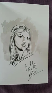 THE CURSE OF ROWANS RISE HC VARIANT B lim.50 Ex +signed Sketch Art MIKE PERKINS - Picture 1 of 2