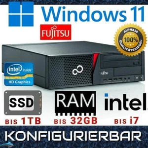 Fujitsu Esprimo E720 SFF Windows 11 Office Computer bis Intel i7 32 GB RAM WIN11 - Bild 1 von 20