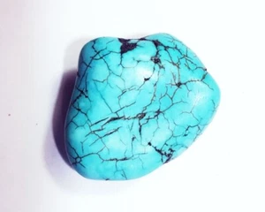 Piedra preciosa suelta turquesa natural certificada áspera 59,25 quilates con regalo gratis - Imagen 1 de 6