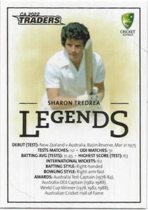 2022/ 23 Cricket Traders Legend Case Card (CCL6) Sharon TREDREA 33/50 - Picture 1 of 1