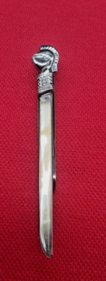 Armadura de caballero blindada espada con empuñadura vintage SWANK barra de corbata clip Foto 1 de 4