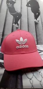 NEU RETRO ADIDAS ORIGINAL SUPERSTAR BASEBALLKAPPE MÜTZE PINK FLACH 1 GRÖSSE PASST FÜR ALLE - Bild 1 von 12