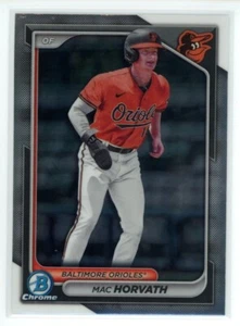 2024 Bowman Chrome Mac Horvath Rc #BCP-6 - Picture 1 of 2