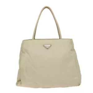 Prada Tessuto White Synthetic Handbag Authentic - Imagen 1 de 24