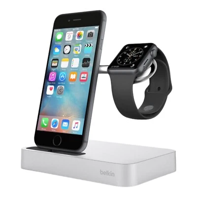 BELKIN Valet Charge Dock For Apple Watch and iPhone Charger - Model F8J183 - Image 1 of 4