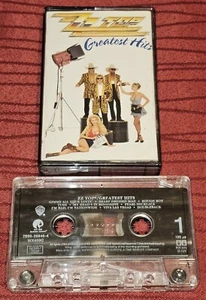 ZZ TOP- GREATEST HITS RARE VINTAGE AUDIO CASSETTE GERMANY - Picture 1 of 2