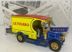 Caja de cerillas coleccionables 1910 Renault AG Le Figaro potencia de la prensa fundido a presión - Imagen 1 de 7