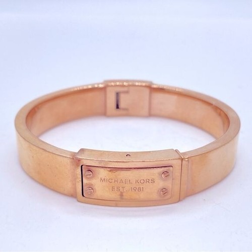 Bracciale Braccialetto Cerniera Oro Michael Kors Con Logo