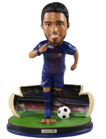Luis Suarez FC Barcelona Soccer Futbol Bobblehead w/Box Cover