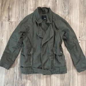 Aritzia Wilfred Free S Raydar Jacke Army Grün Leinen Freizeit Military Freizeit - Bild 1 von 9