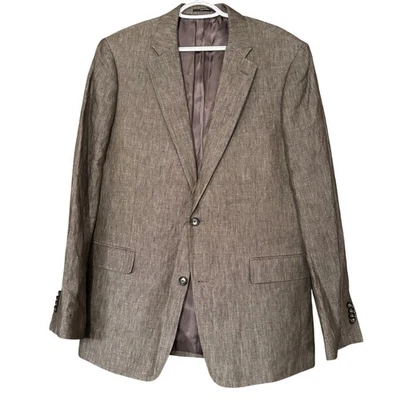 Nordstrom Men's 44L Lanificio Fratelli Ormezzano Linen Sports Coat Blazer Jacket - Image 1 of 4