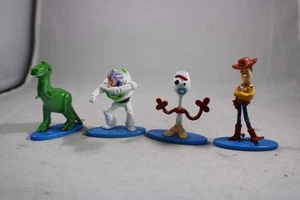 Toy Story Micro Collection 4 Mini Figures Disney Pixar Mattel Woody Buzz Forky.. - Picture 1 of 8