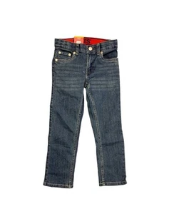 Levi's Youth Boy's Slim Flex Stretch Adjustable Waist Straight Denim Jean 8 - Picture 1 of 3