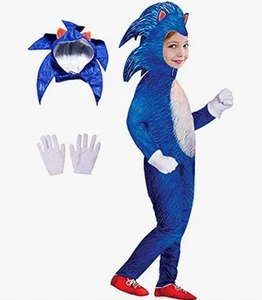 Disfraz de Sonic the Hedgehog para niños con tocado y guantes talla mediana - Imagen 1 de 8