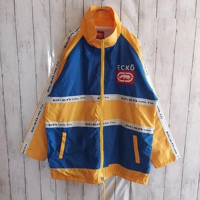 ECCO Unlimited Embroidered Track Jacket Set Blue Size M Unused - Image 1 of 4